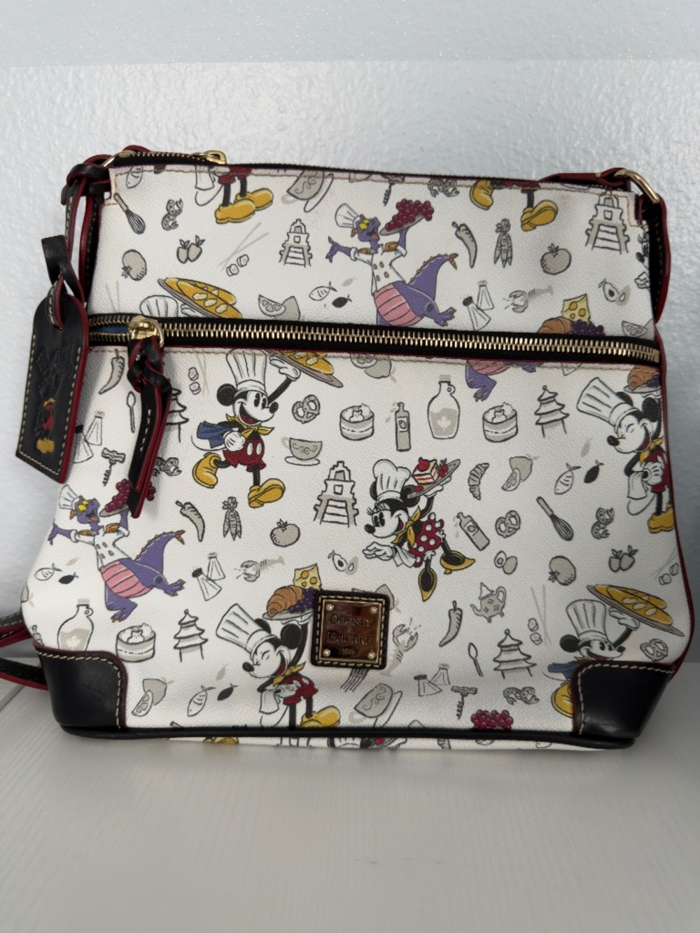 Dooney & Bourke Epcot 2018 Food Wine Festival Mickey Figment RETIRED
